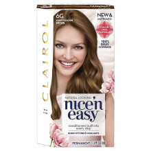 Clairol Nice'n Easy Permanent Hair Color, 6G Light Golden Brown