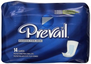 Prevail For Men Male Guards, Very Absorbent, 14 Pads