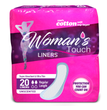 Woman's Touch Super Absorbent Ultra thin Pads , Liners