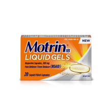 Motrin IB Liquid Gels 20 Caps