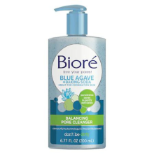 Biore Blue Agave + Baking Soda Balancing Pore Cleanser, 6.77oz