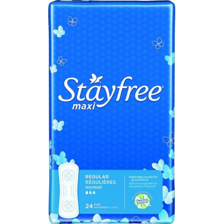 Stayfree Maxi Pads Without Wings, Regular, 24's