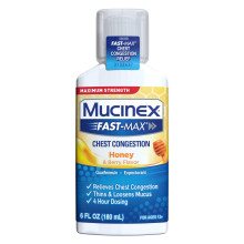 Mucinex Fast-Max Chest Congestion Liquid - Honey & Berry - 6 fl oz