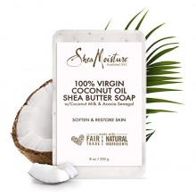 SheaMoisture 100% Virgin Coconut Oil Shea Butter Soap, 8 Ounce