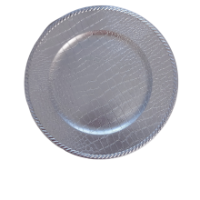 Charger Plate, Round, Silver
