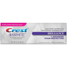 Crest 3D White Brilliance Toothpaste, Vibrant peppermint 4.1 oz