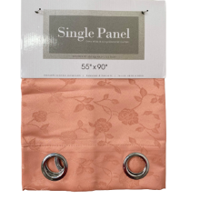 Single Panel Textured Jacquard Curtain 55