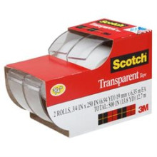 Tape - 3m 2pk Scotch 3/4x250