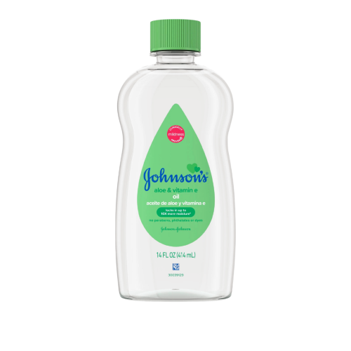 Johnson's Baby Oil, Aloe & Vitamin E , 14 oz