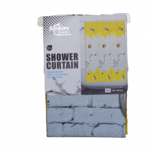 Sanitary Ware's Window Shower Curtain, 1 PCS, 180 x 180  cm