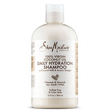 SheaMoisture 100% Virgin Coconut Oil Daily Hydration Shampoo, 13 Ounce